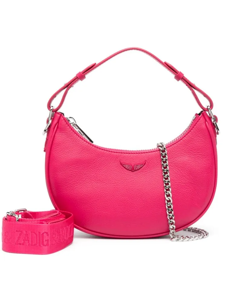 Zadig & Voltaire Umhängetasche mit Logo-Schild - Rosa Rosa