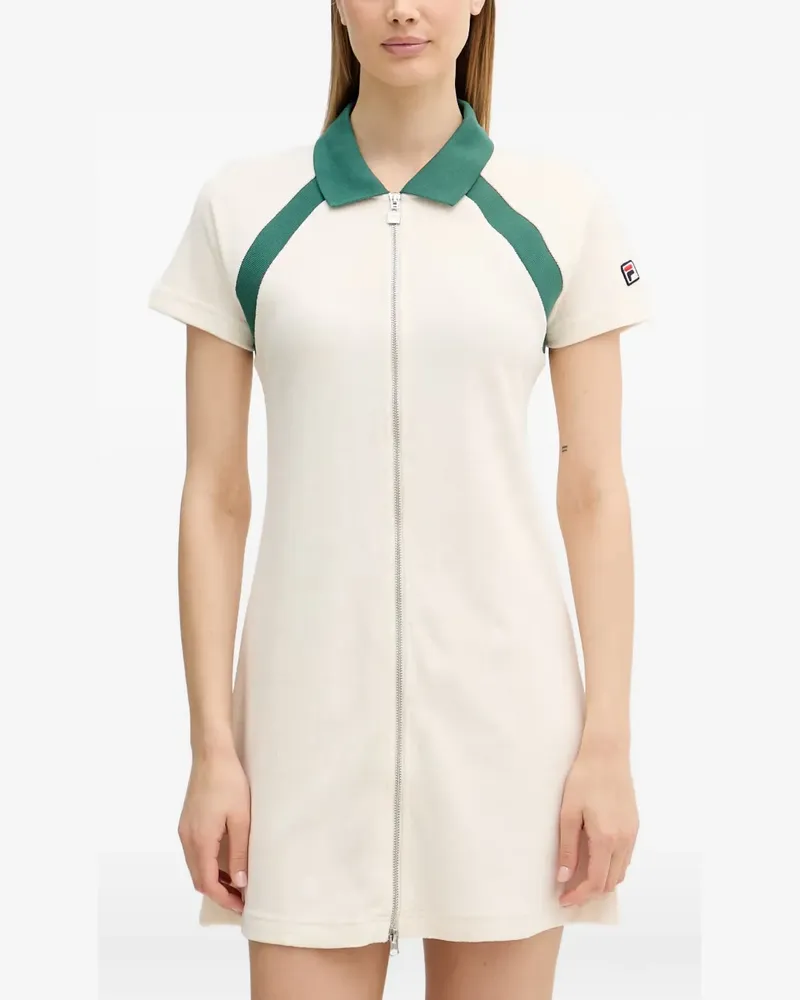Fila Belfiore Minikleid mit Poloshirtkragen - Weiß Weiß