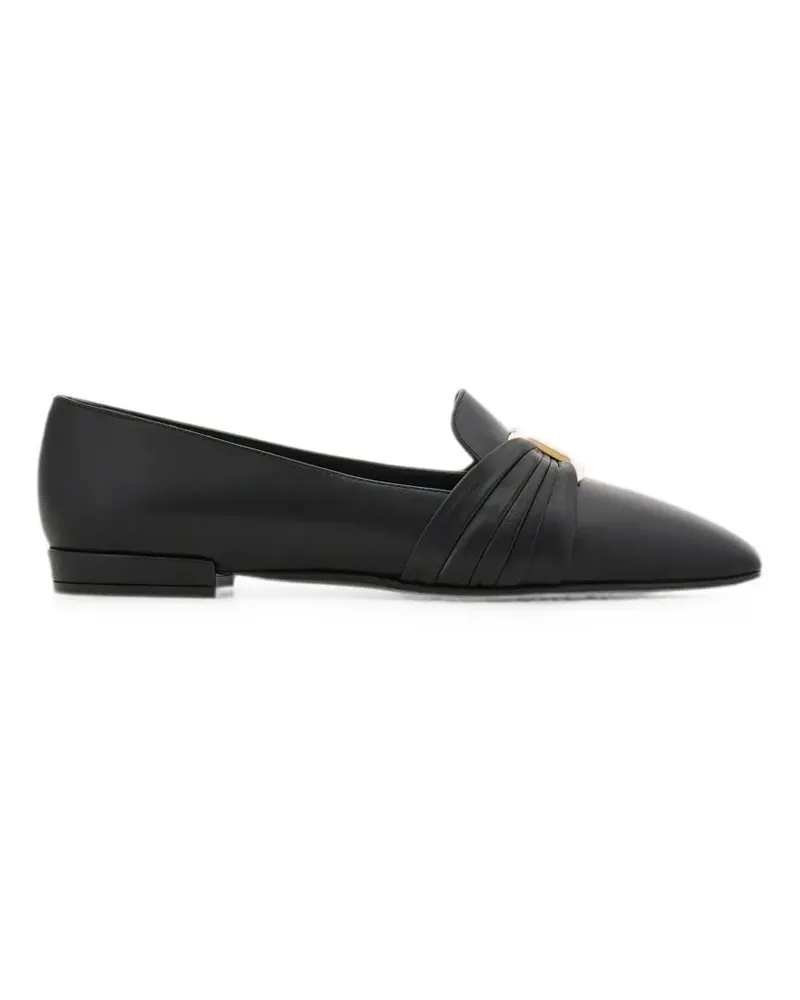 Ferragamo Gancini ornament loafers - Schwarz Schwarz