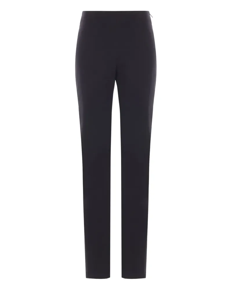 Ann Demeulemeester Hose mit seitlichem Reißverschluss - Schwarz Schwarz