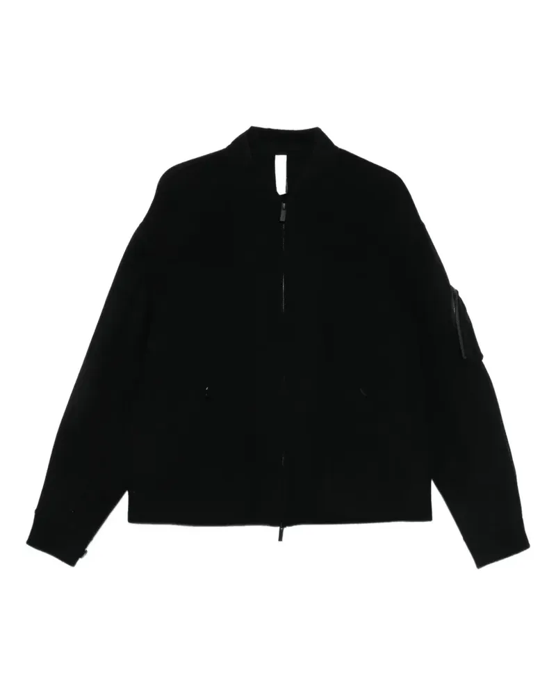 Hevò Jacke mit Reißverschluss - Schwarz Schwarz