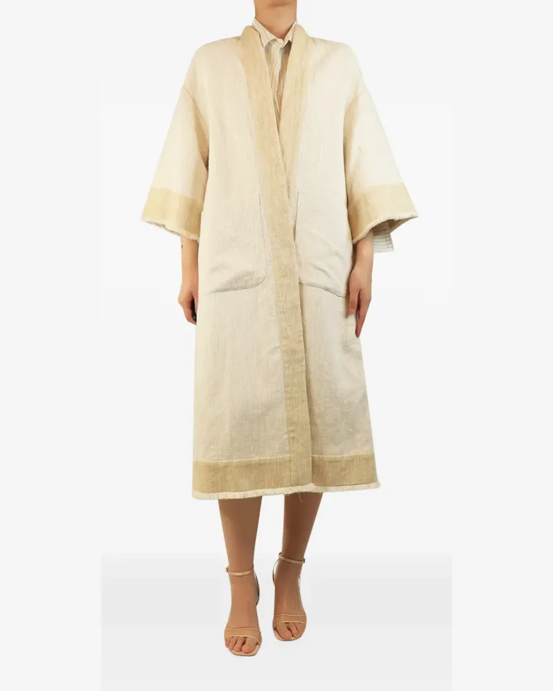 Eleventy oversized kimono jacket - Nude Nude