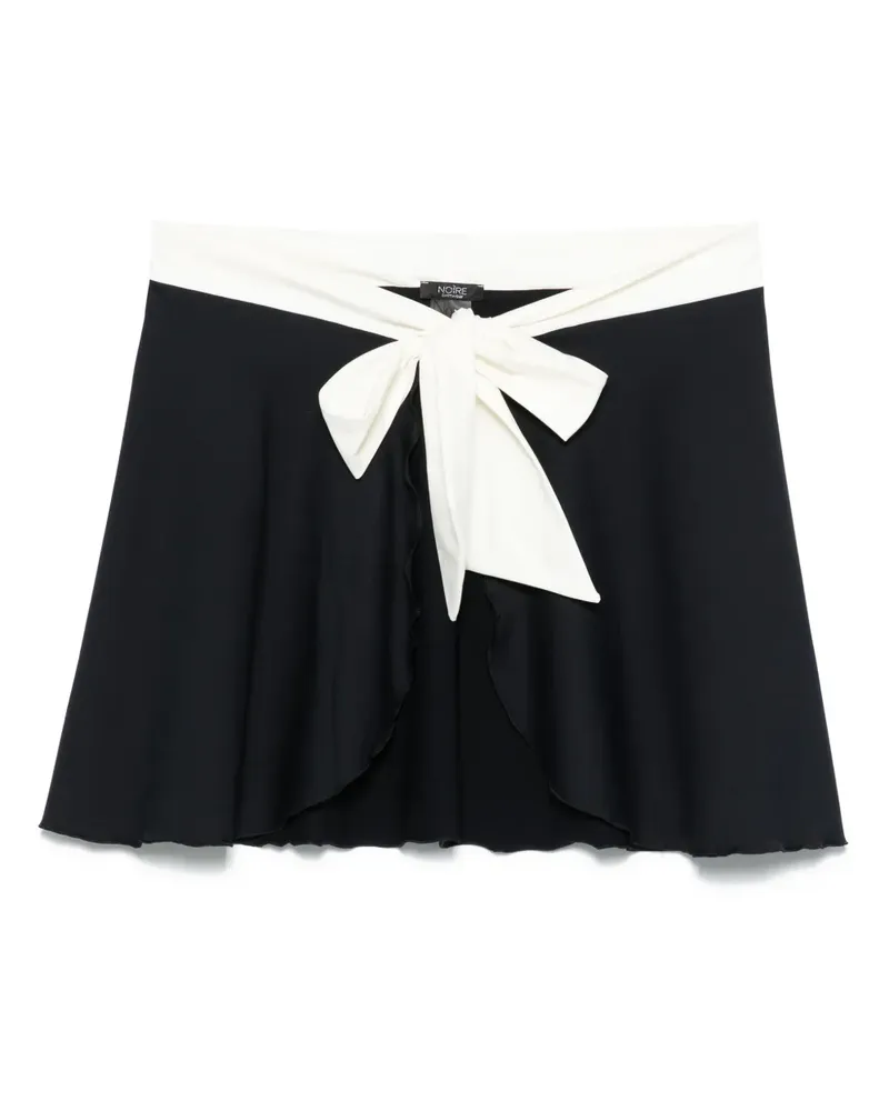 Noire Swimwear Aria Minirock - Schwarz Schwarz