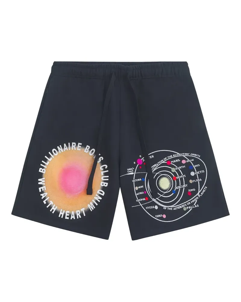 Billionaire Boys Club Aura graphic-print shorts - Schwarz Schwarz