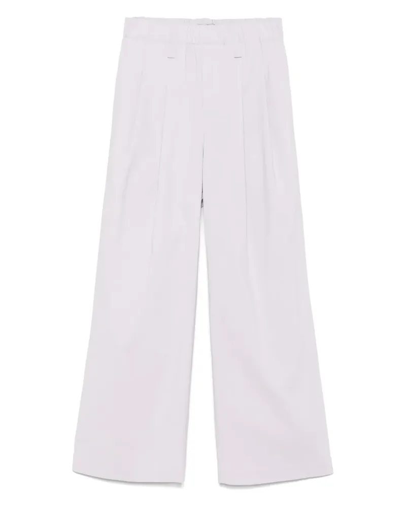 Issey Miyake Hose mit weitem Bein - Violett Violett