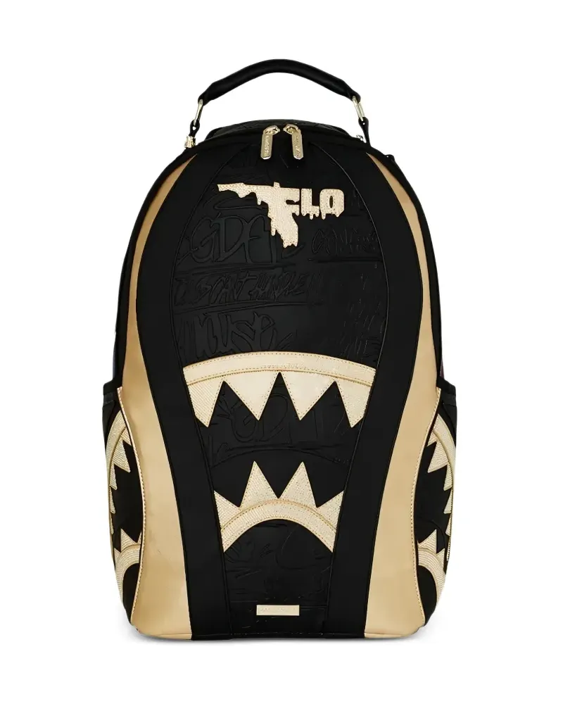 Sprayground x Flo Rida The Hit Maker Rucksack mit Logo - Schwarz Schwarz