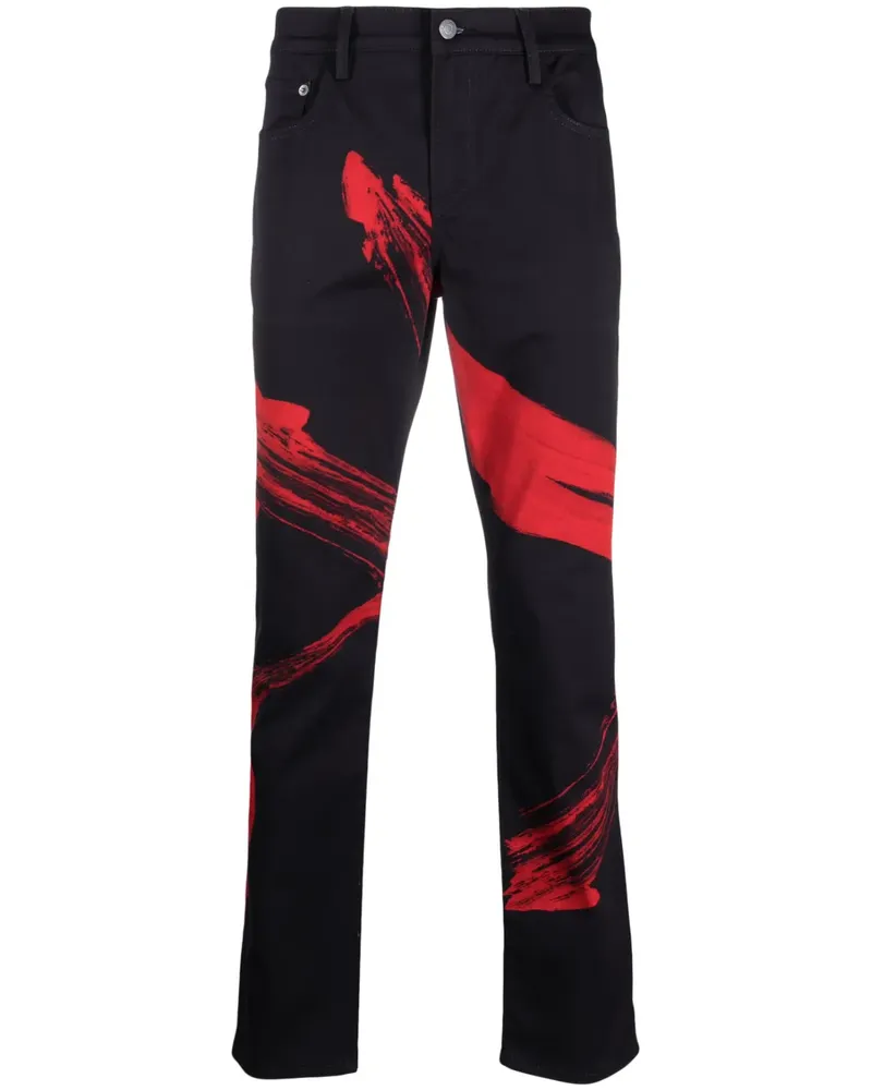 Moschino Tony Viramontes Archive Hose - Schwarz Schwarz