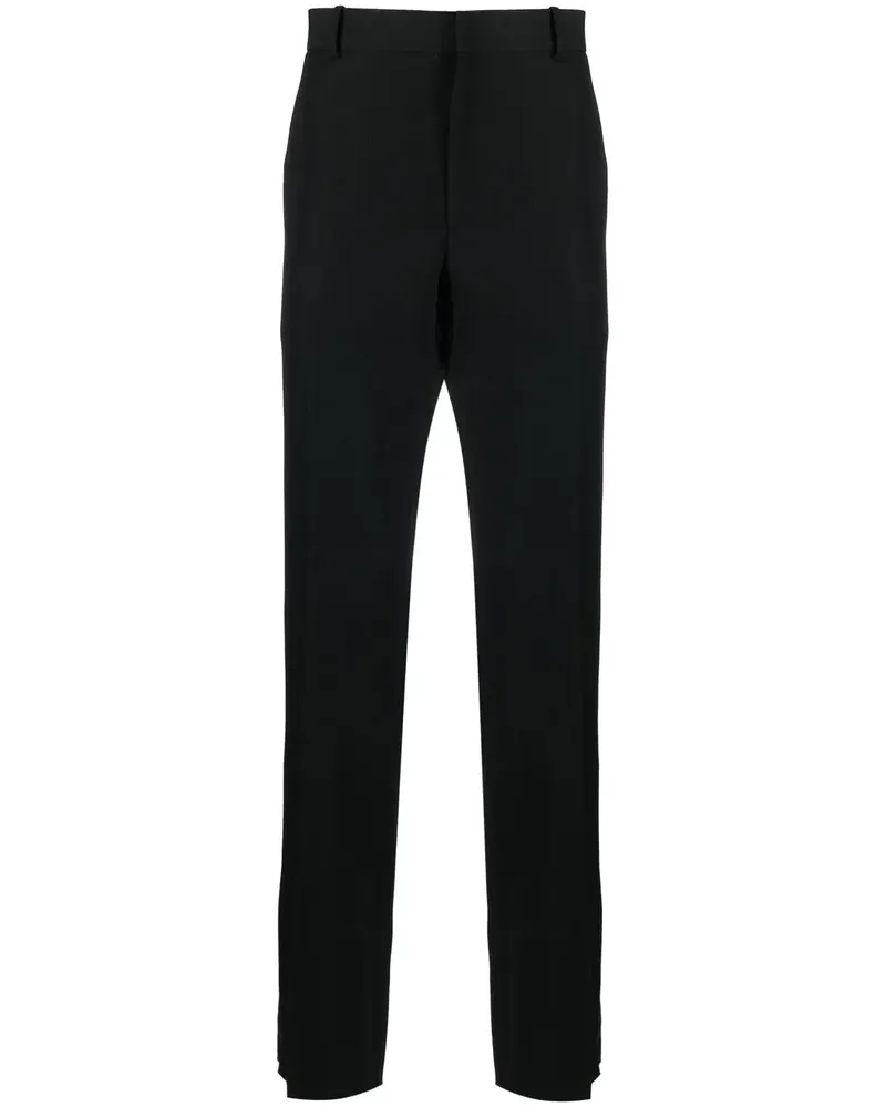 Alexander McQueen Klassische Hose mit Streifen - Schwarz Schwarz