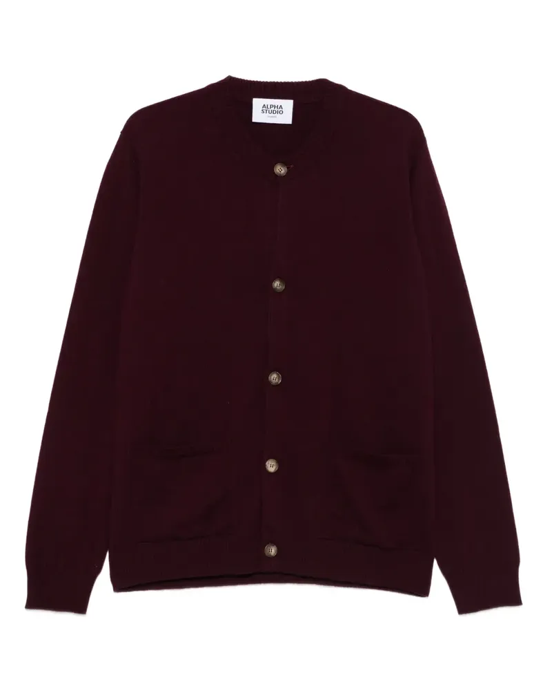 Alpha Studio button-up cardigan - Rot Rot