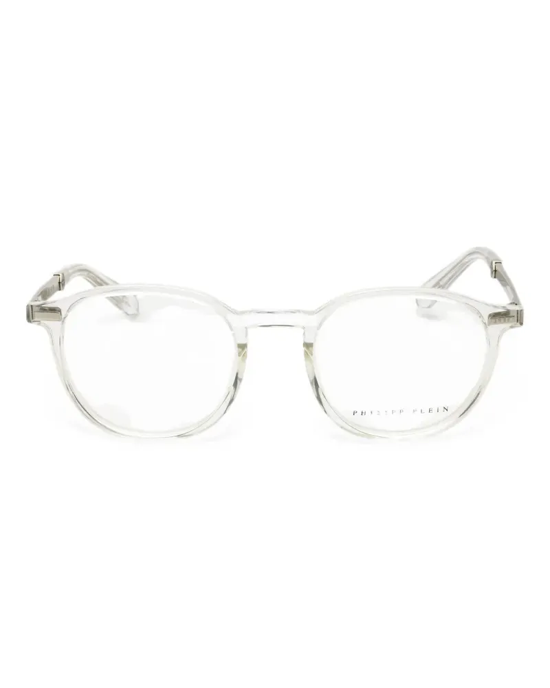 Philipp Plein Brille mit rundem Gestell - Nude Nude