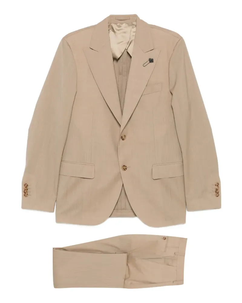 LARDINI Einreihiger Anzug - Nude Nude