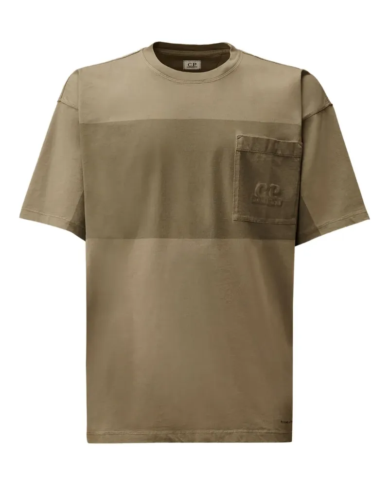 C.P. Company T-Shirt mit Tasche - Braun Braun