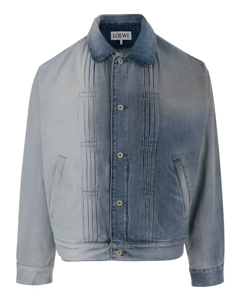 Loewe Jeansjacke mit Farbverlauf - Blau Blau
