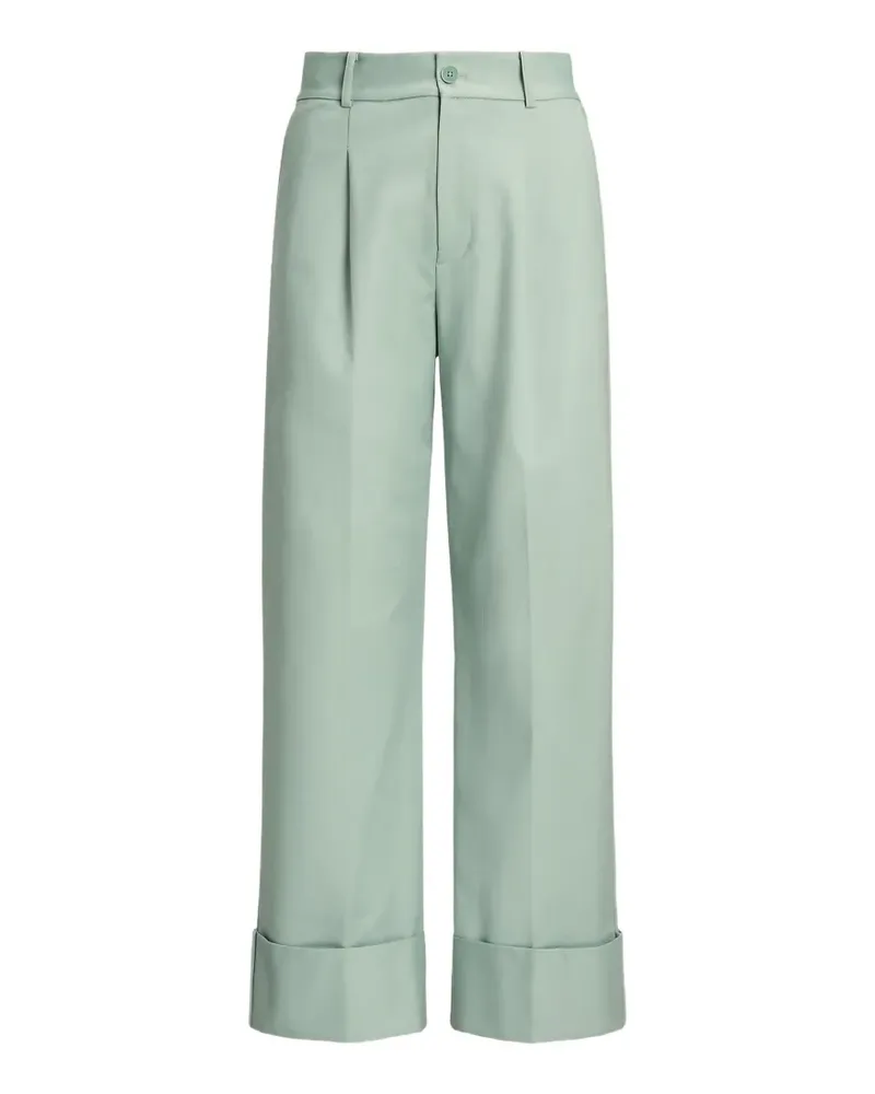 Ralph Lauren pleated turn-up trousers - Grün Grün