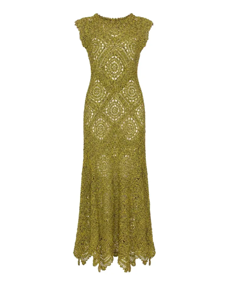 Ulla Johnson Annalisa crochet-knit dress - Grün Grün