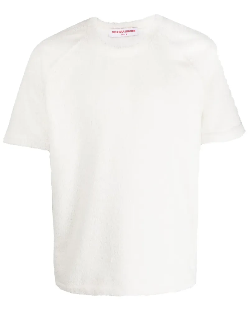 Orlebar Brown Roche T-Shirt aus Frottee - Weiß Weiß