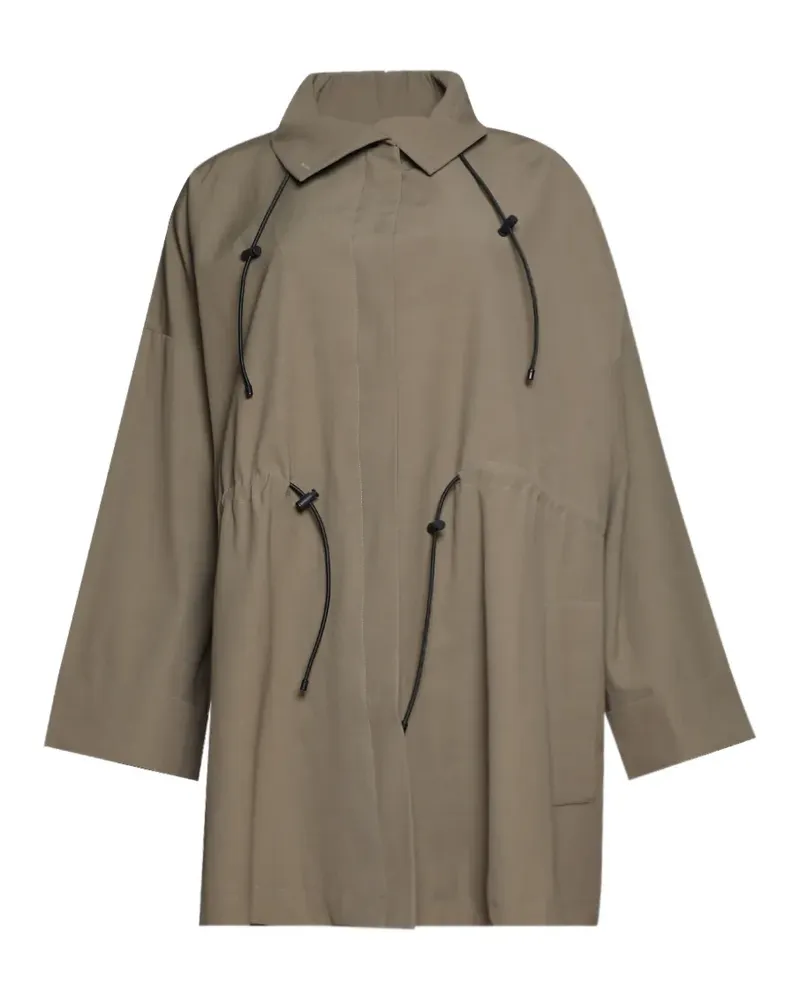 TOVE Manet drawstring coat - Braun Braun