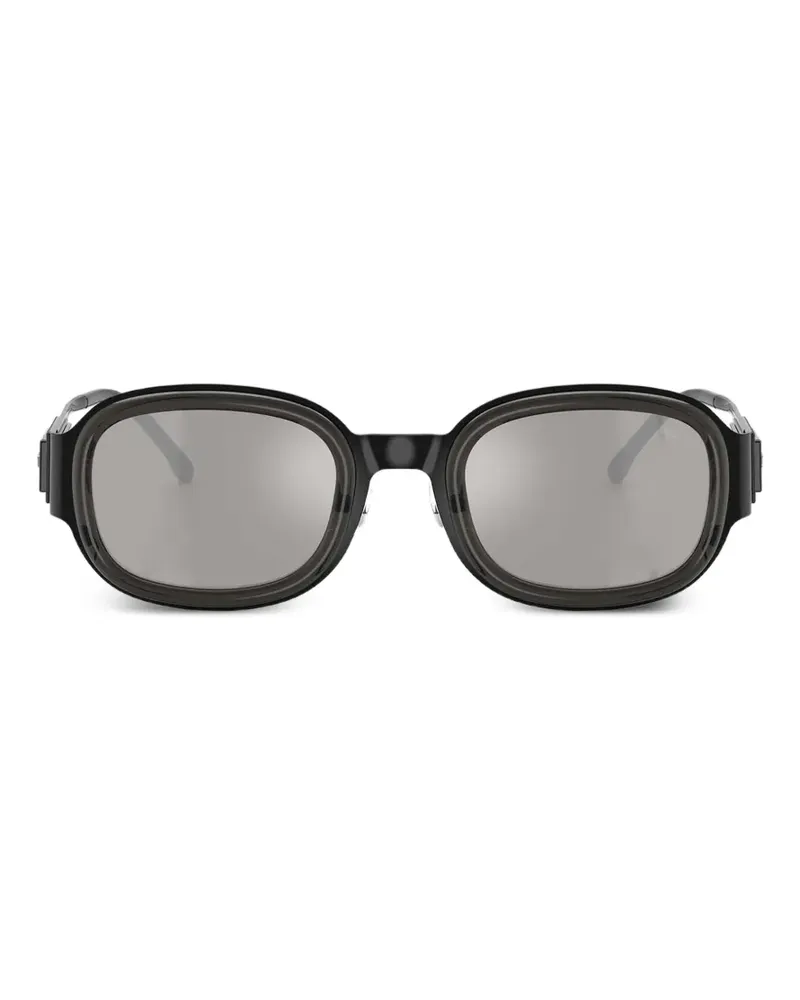 Diesel oval-frame sunglasses - Schwarz Schwarz