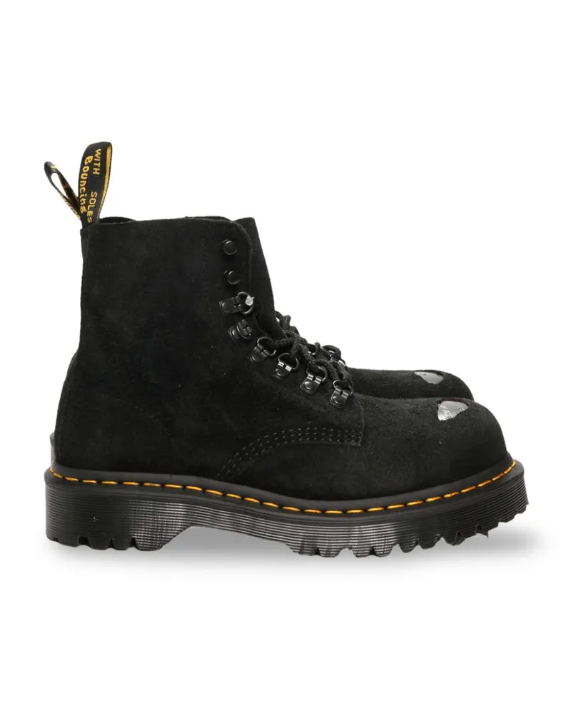 Dr.Martens suede lace-up boots - Schwarz Schwarz