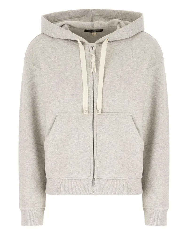 Max Mara Hoodie mit Reißverschluss - Grau Grau