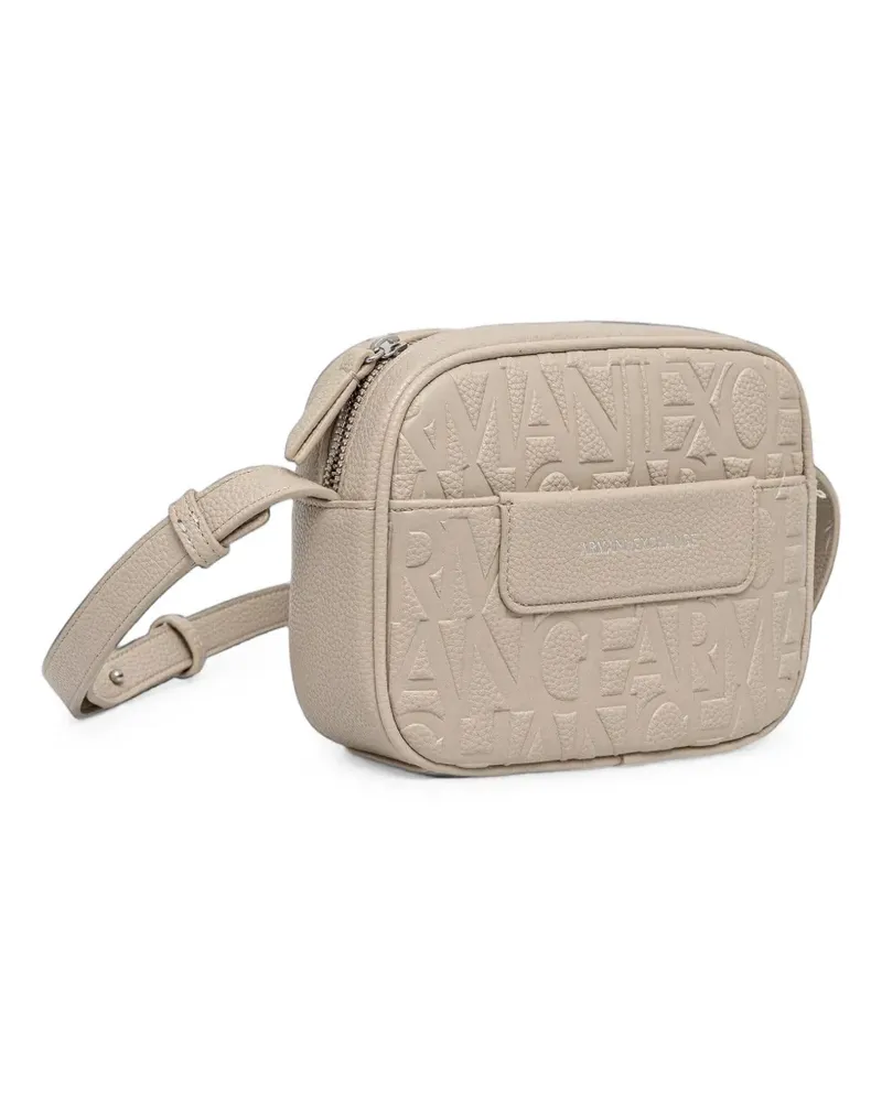 Armani Exchange Umhängetasche mit Logo-Prägung - Nude Nude