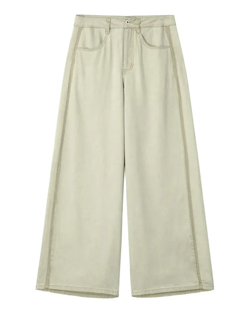 Tout a Coup wide-leg jeans - Nude Nude