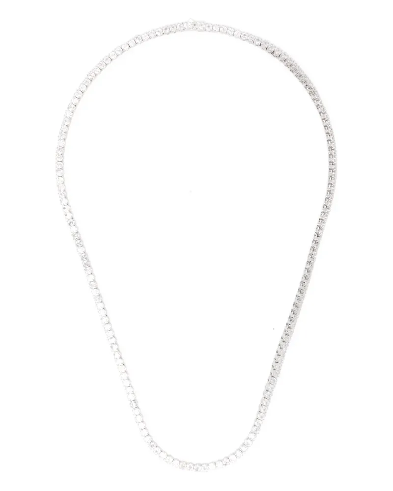 Hatton Labs octagon stone necklace - Silber Silber
