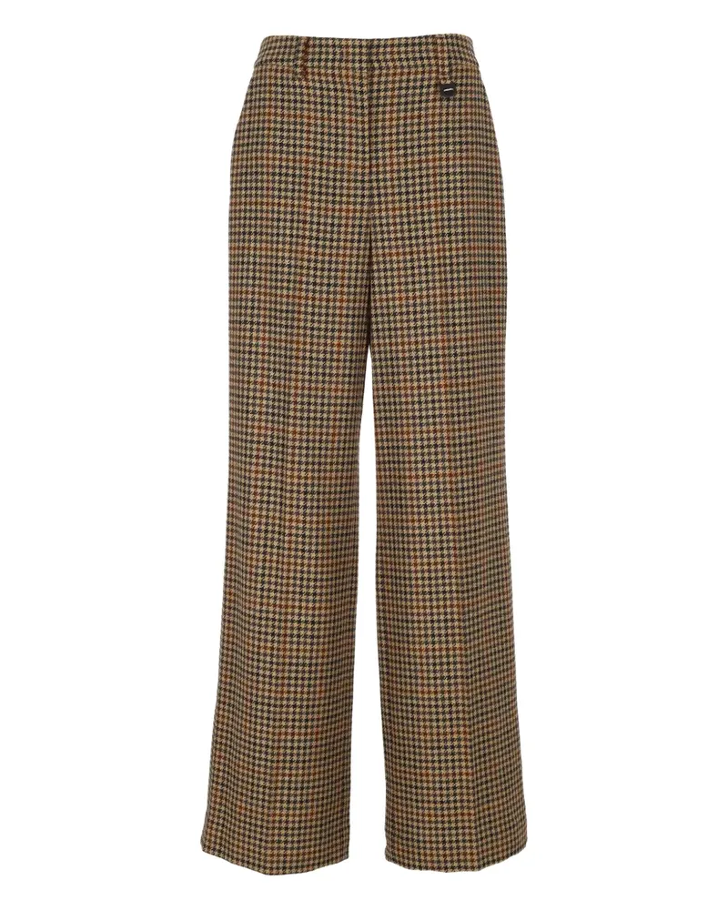 Lorena Antoniazzi check-pattern trousers - Braun Braun