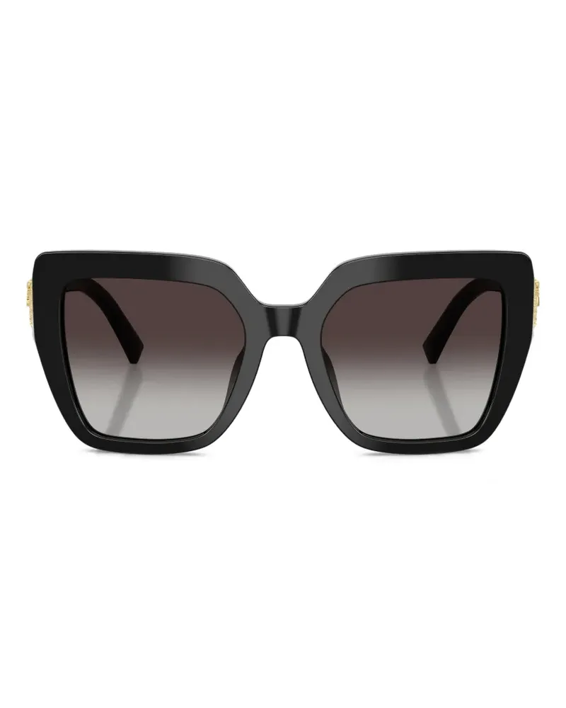 Dolce & Gabbana square-frame oversized sunglasses - Schwarz Schwarz