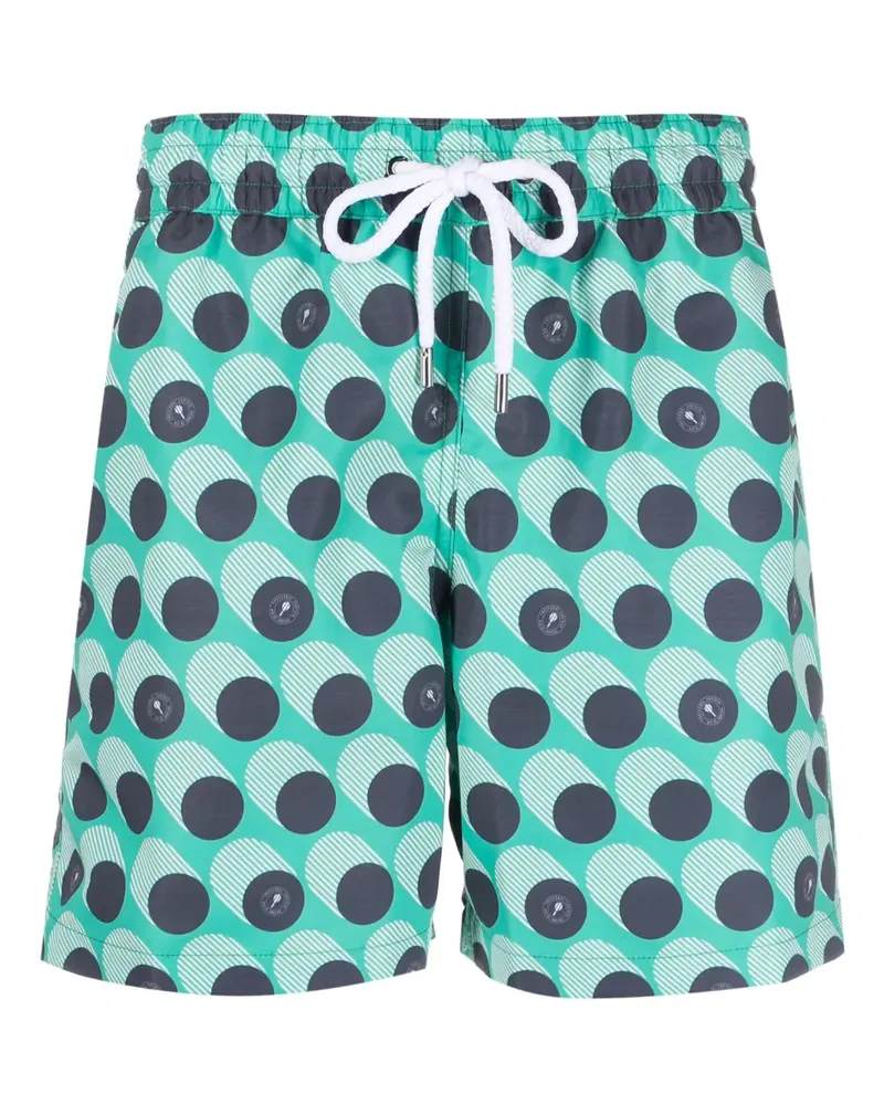 Frescobol Carioca Badeshorts mit grafischem Print - Grün Grün