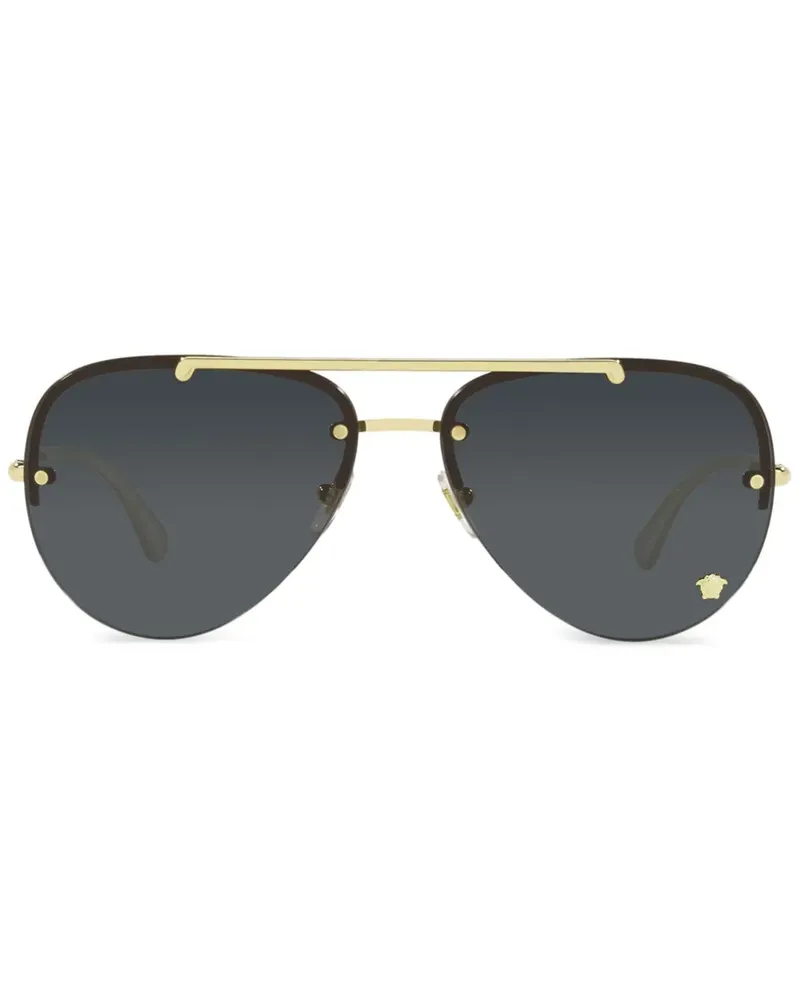 Versace Medusa Glam Pilotenbrille - Gold Gold