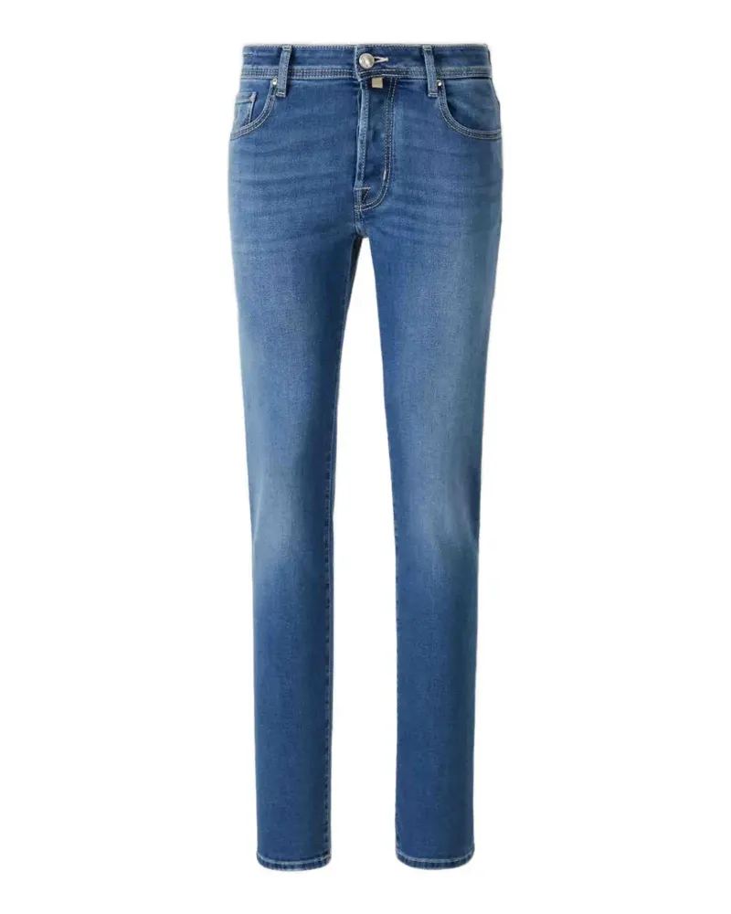 Jacob Cohën Jeans mit Logo-Patch - Blau Blau