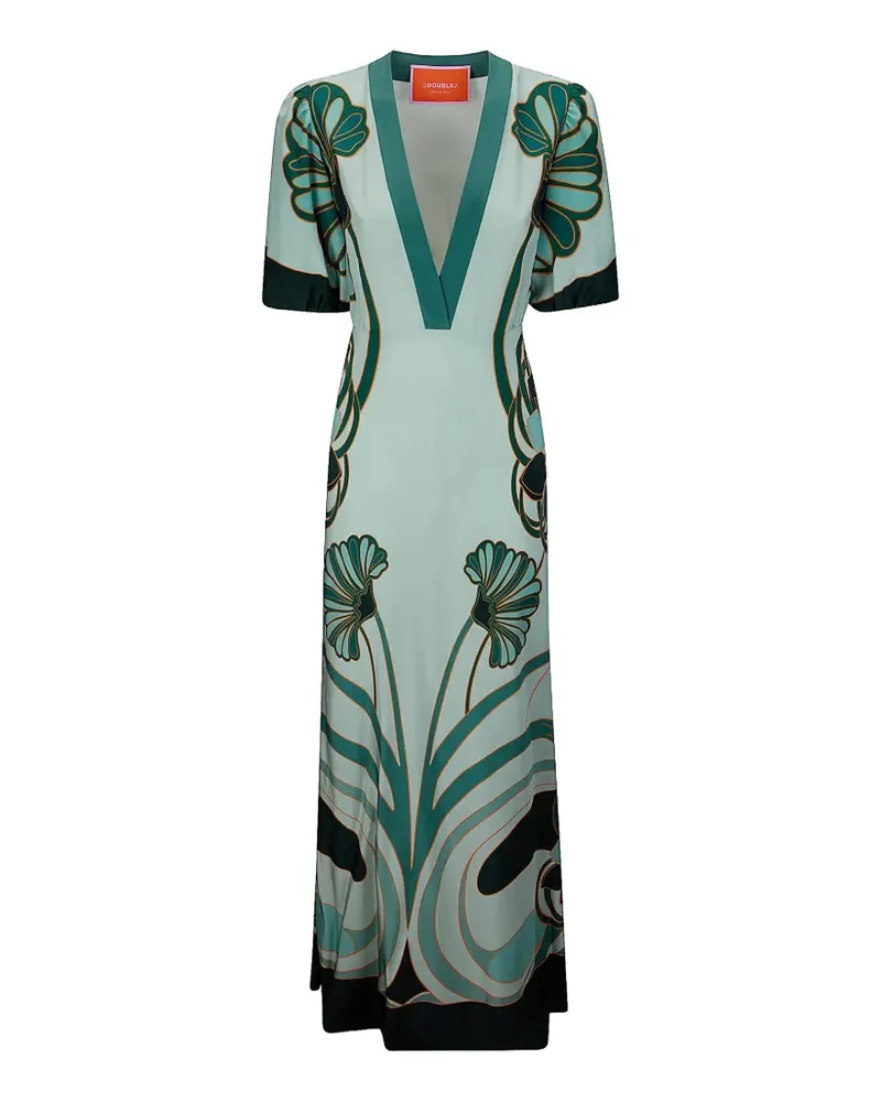 La DoubleJ Marlene floral-print maxi dress - Grün Grün