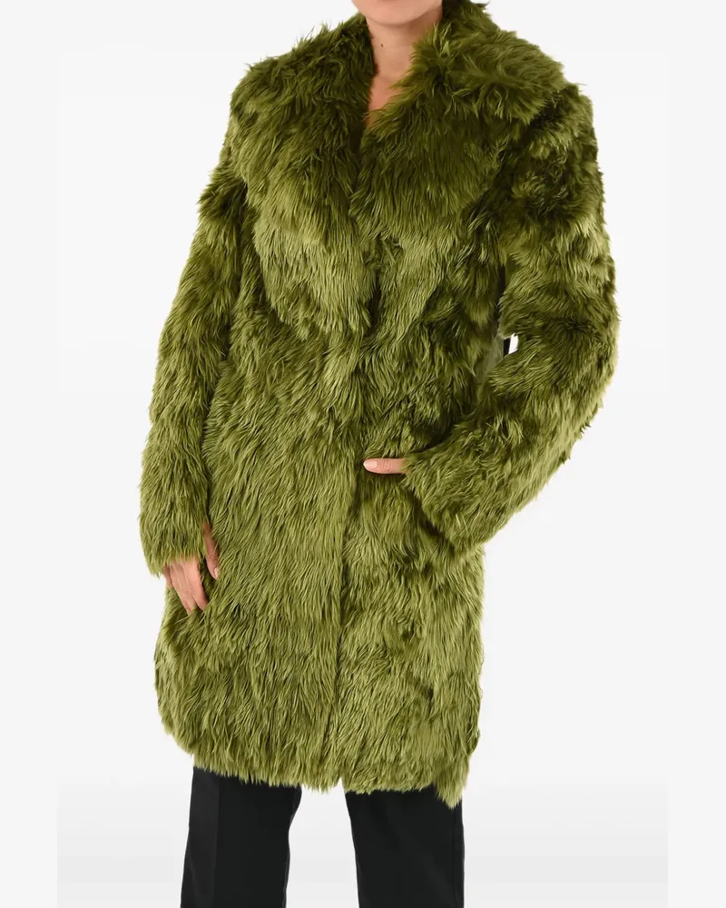 Maison Margiela Mantel mit breitem Revers - Grün Grün