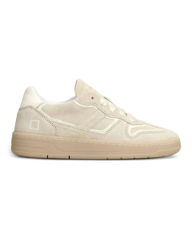 D.A.T.E. Court 2.0 panelled sneakers - Nude Nude
