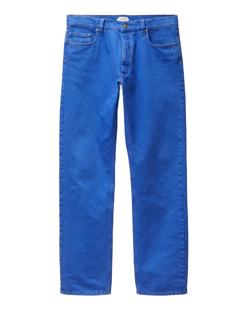 Versace Gerade Jeans - Blau Blau