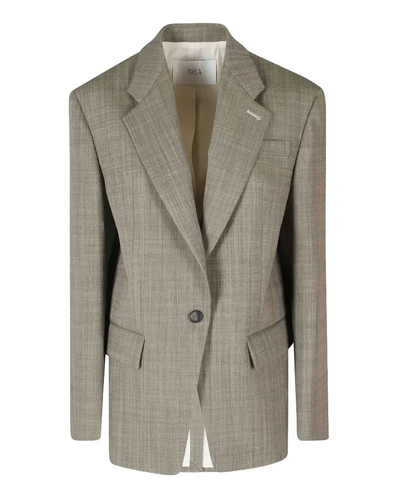 TELA heritage wool blazer - Nude Nude