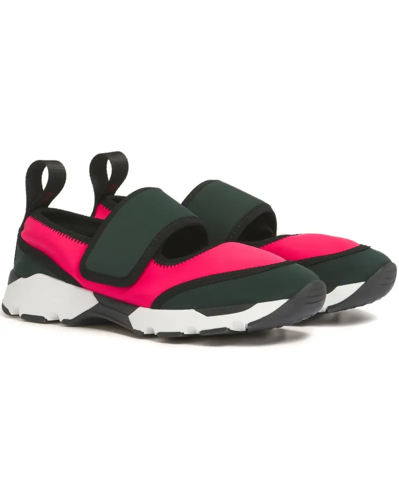 Marni Sneakers mit runder Kappe - Rosa Rosa