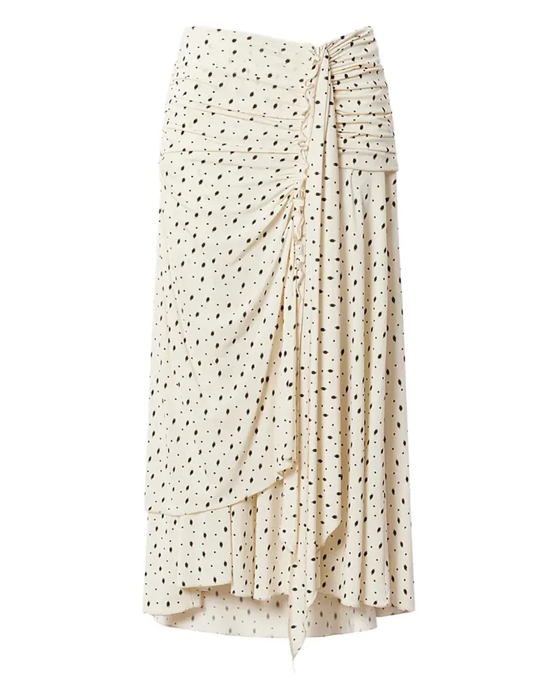 Isabel Marant Gyelle Rock mit Polka Dots - Nude Nude