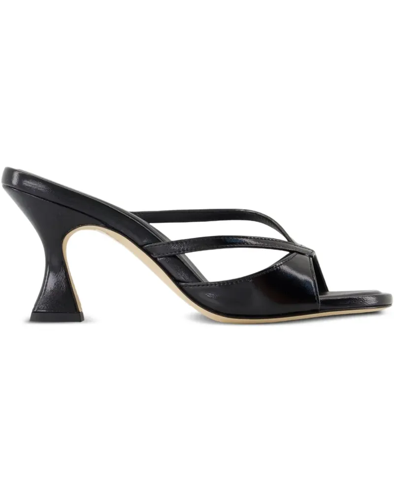 Carel sculpted-heel cross-strap sandals - Schwarz Schwarz