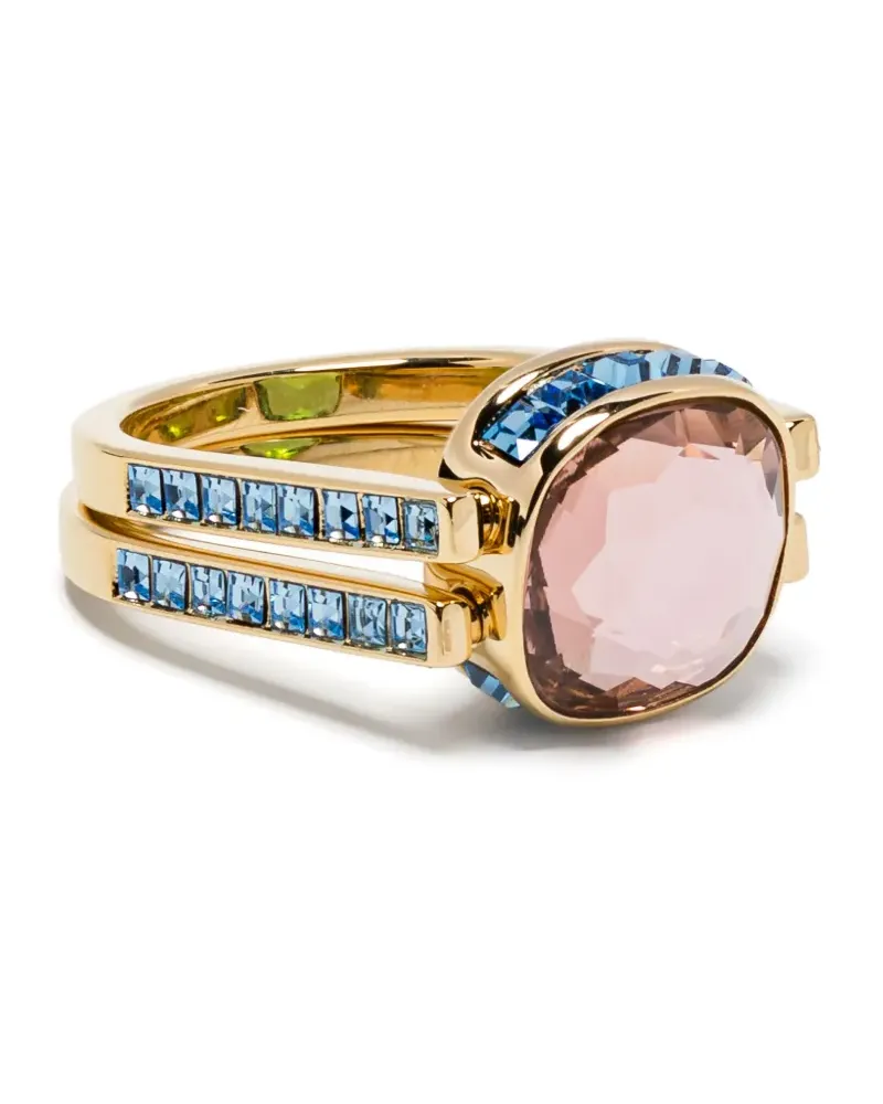 Swarovski Chroma Ring - Gold Gold