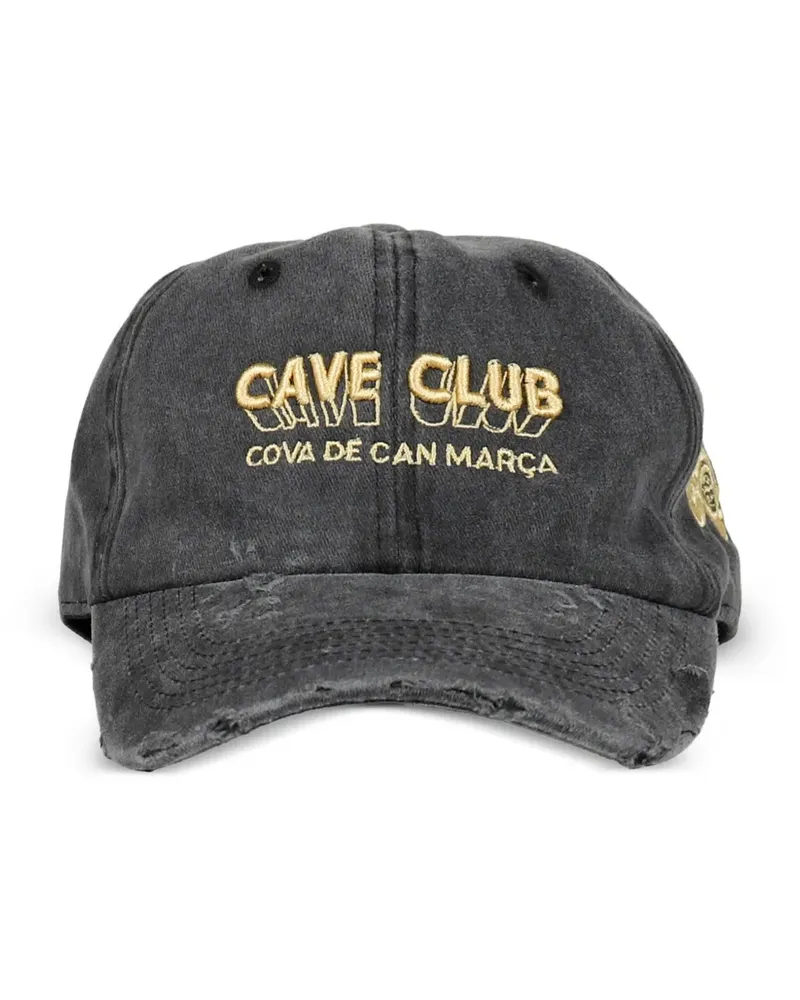 alchemist Baseballkappe im Distressed-Look - Schwarz Schwarz