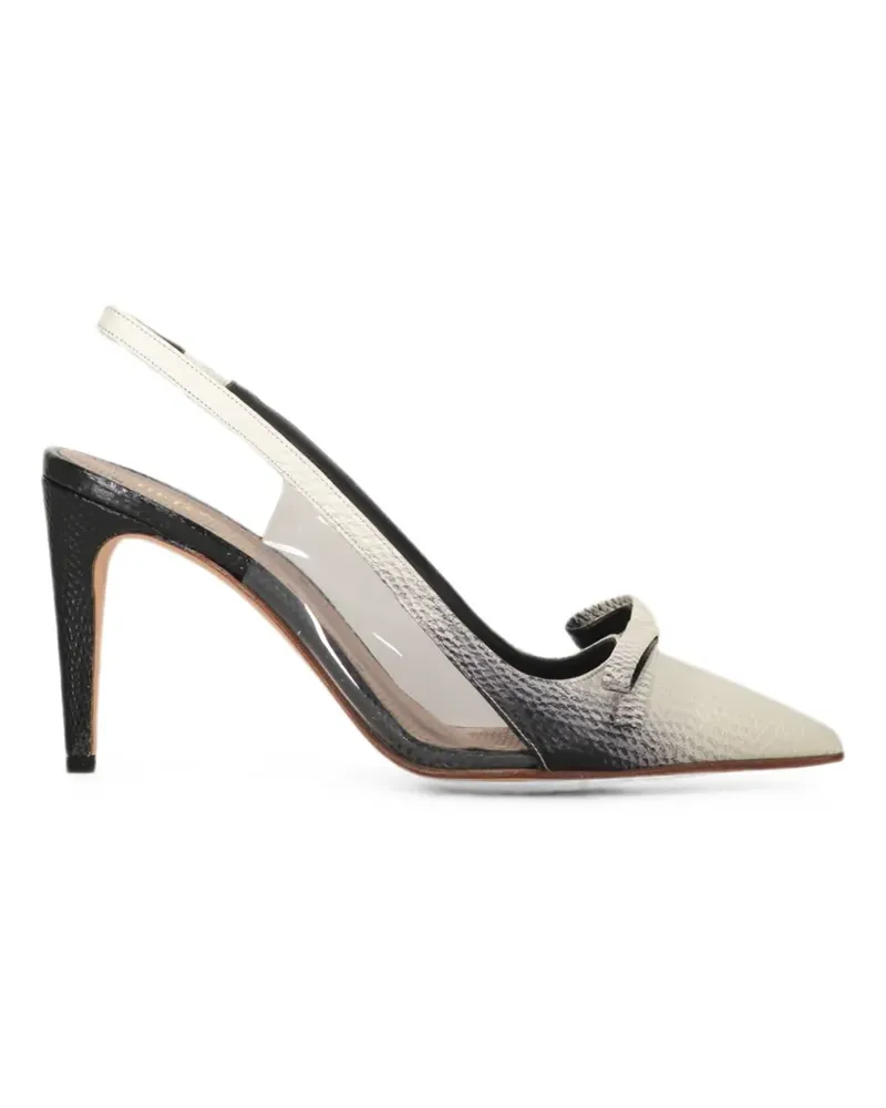 RED Valentino bow-detail slingback pumps - Weiß Weiß