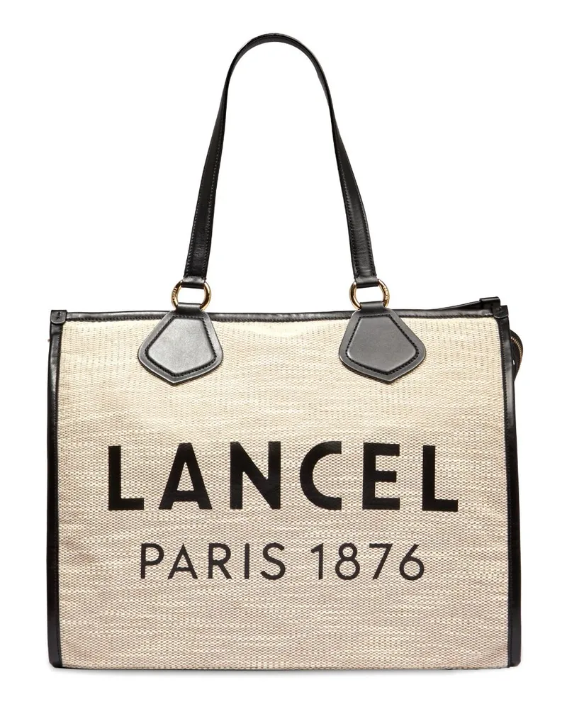 Lancel Großer Shopper mit Logo-Print - Nude Nude