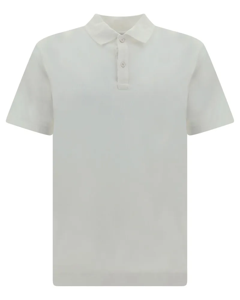 Paul & Shark Stückgefärbtes Poloshirt - Weiß Weiß