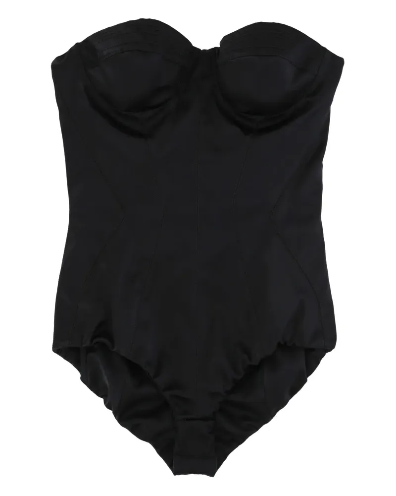 Ermanno Scervino strapless bodysuit - Schwarz Schwarz
