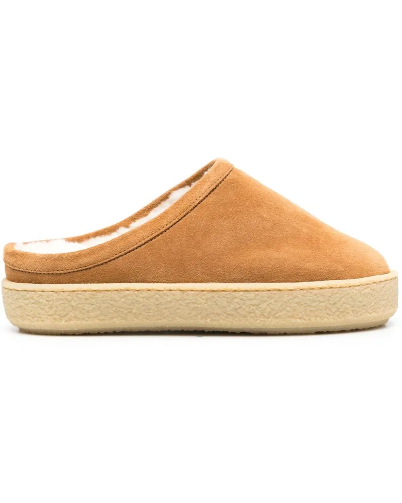 Isabel Marant Fozee Flatform-Mules - Braun Braun