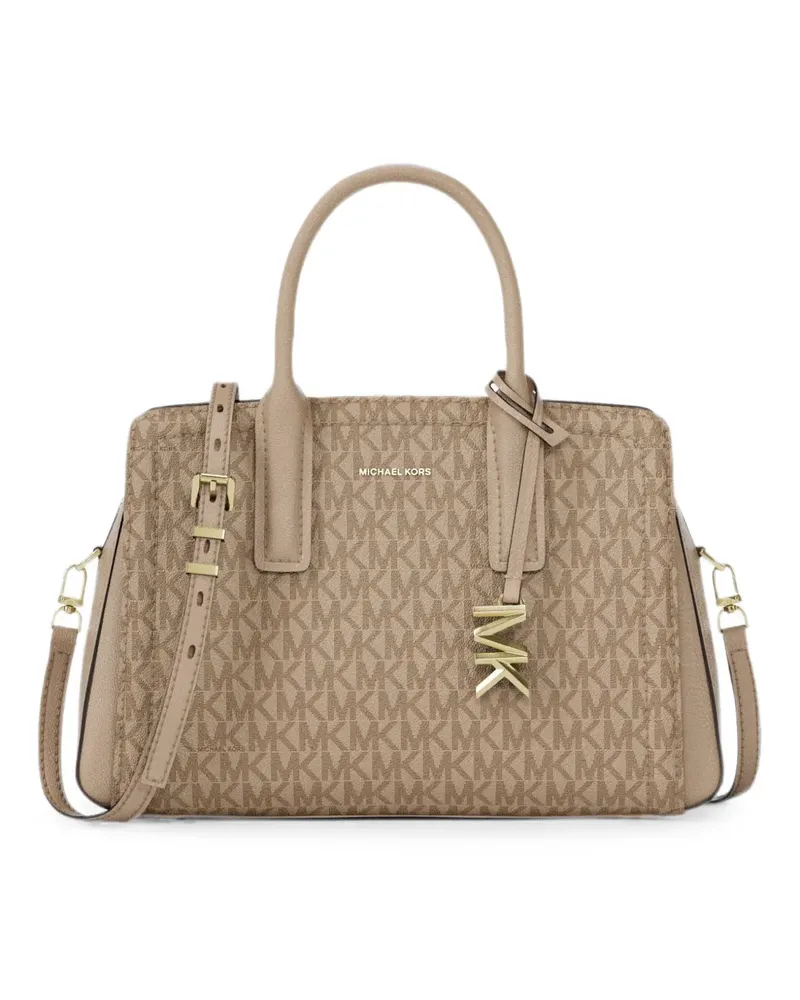 Michael Kors Kleine Laila Tote Bag mit Logo-Print - Nude Nude
