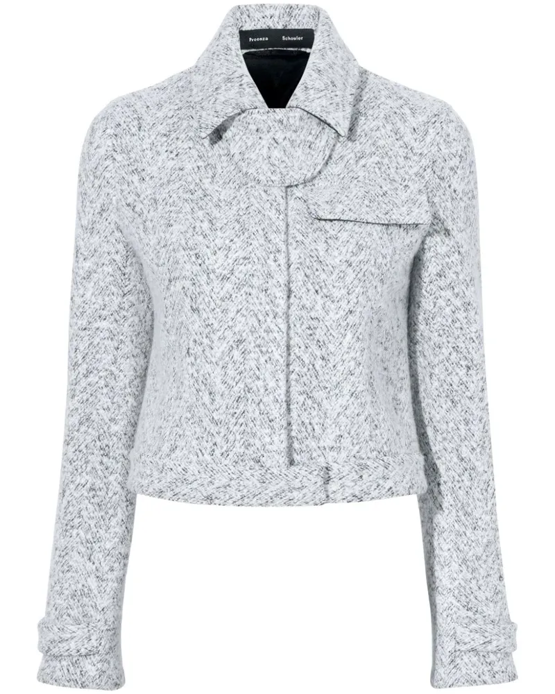 Proenza Schouler Rivers Jacke - Weiß Weiß
