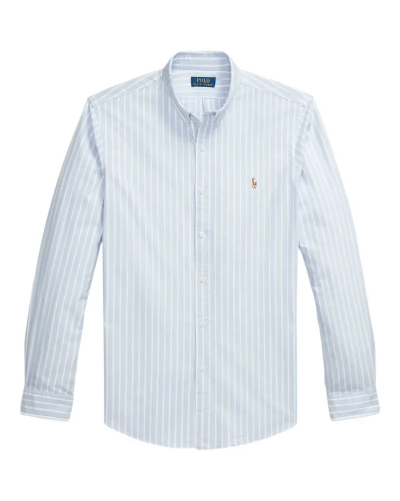 Ralph Lauren Gestreiftes T-Shirt mit Logo - Blau Blau